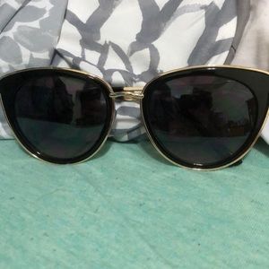 Black cat eye sunglasses